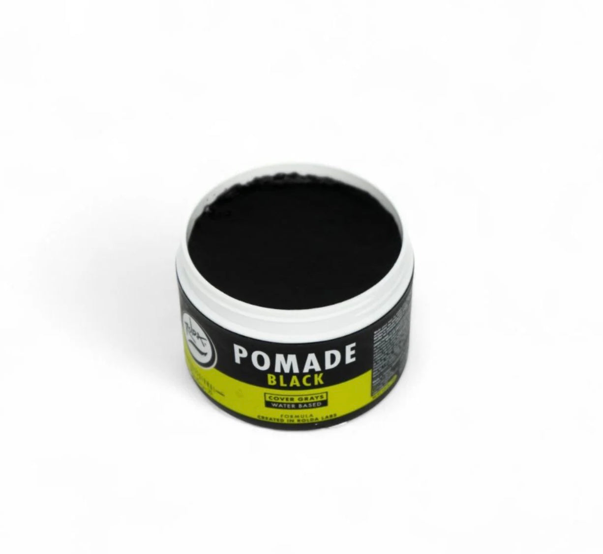 Rolda - Black Hair Pomade | Covers Grey Hairs, Medium Hold, Medium Shine, Water-based Formula, All Day Hold, Flake-free, Alcohol-free