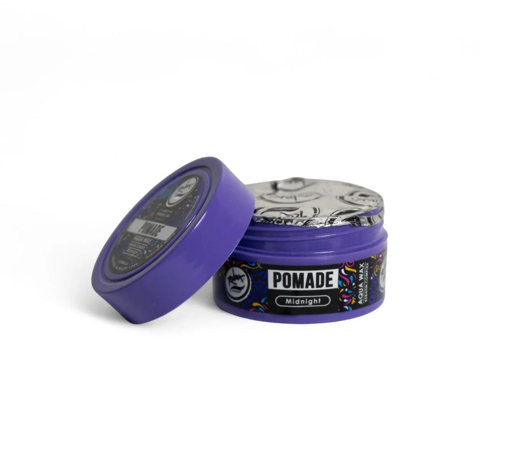 Rolda - Midnight Hair Pomade | Water Based Formula, Medium Hold, Medium Shine, Washes Out Easily, All Day Hold, Flake-free