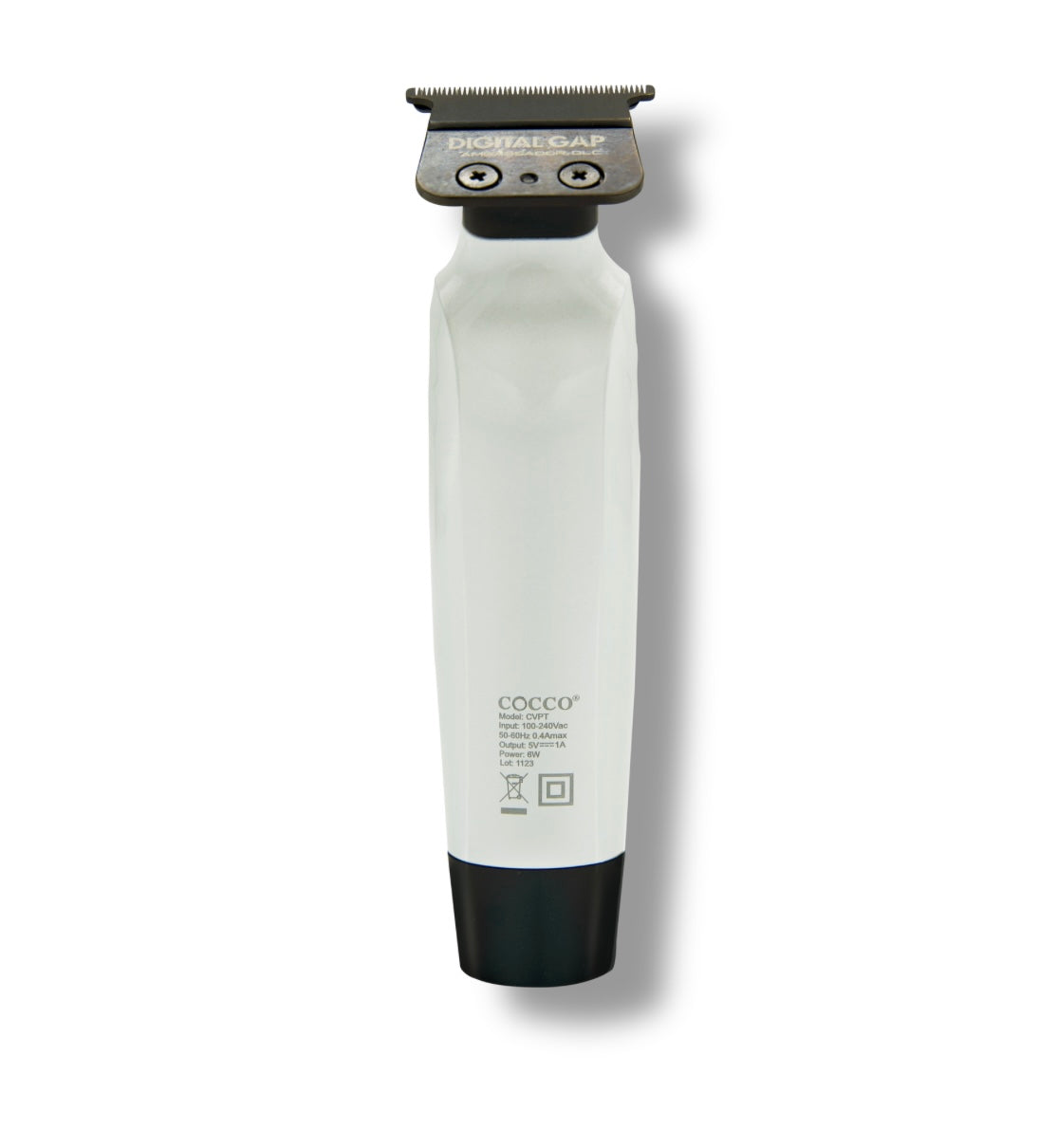 Cocco Veloce Pro Cordless Trimmer w/ Digital Gap Ambassador DLC Blade + Black Charging Stand