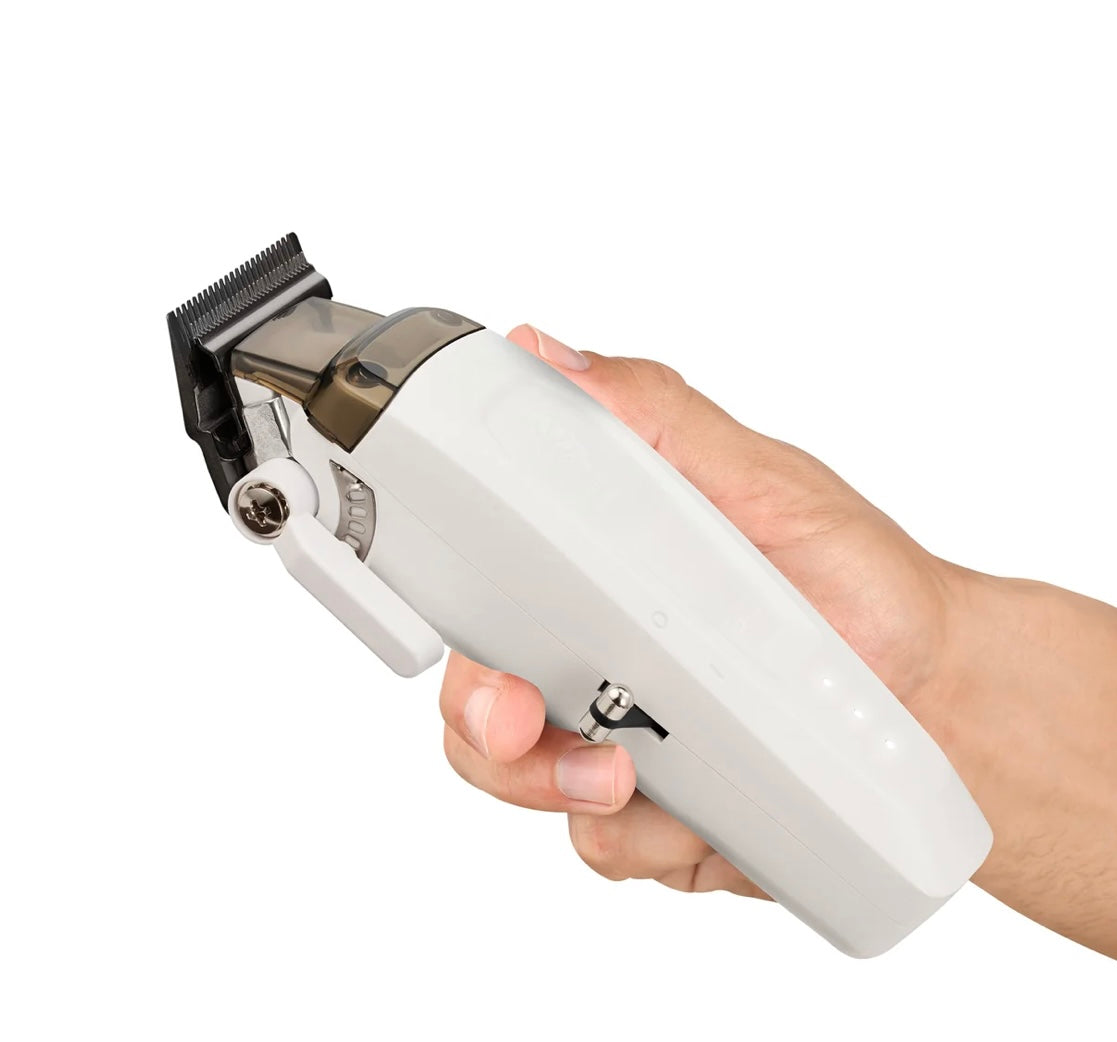 StyleCraft Limited Edition Saber 2 Cordless Digital Brushless Motor Clipper - White