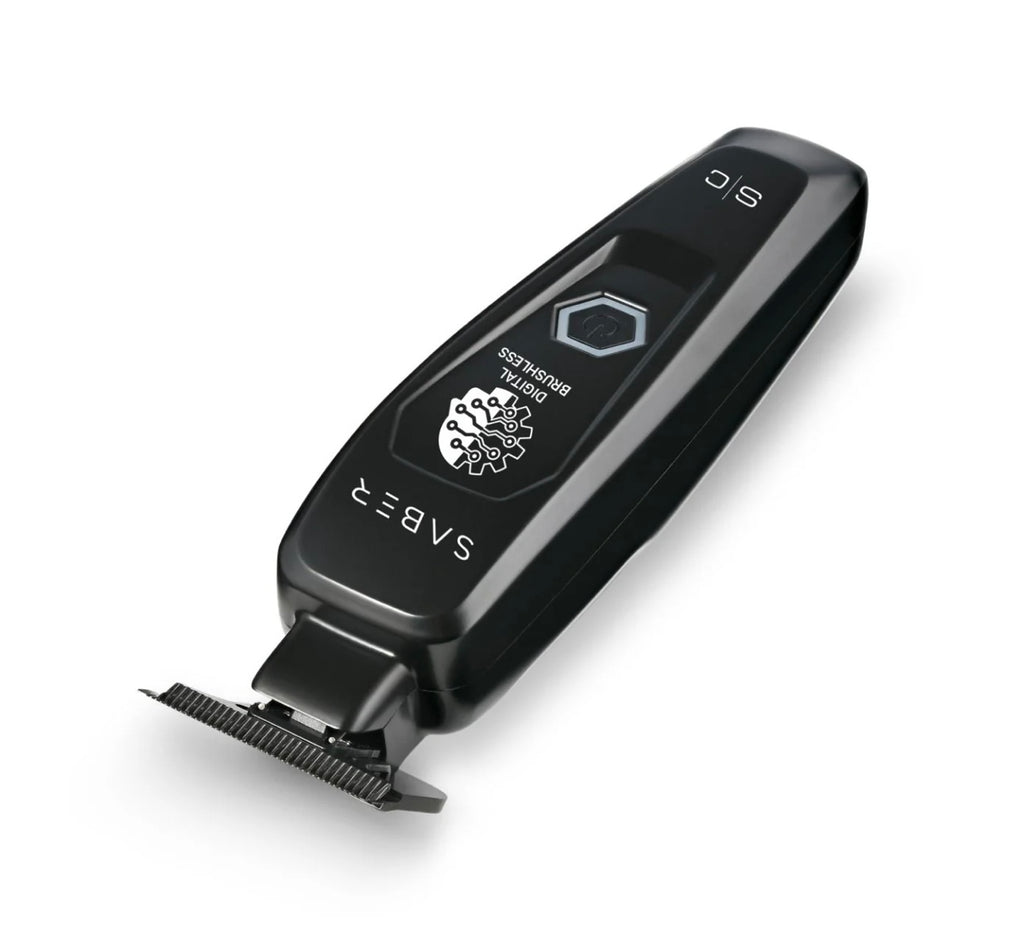 StyleCraft Saber Cordless Digital Brushless Motor Metal Trimmer - Black