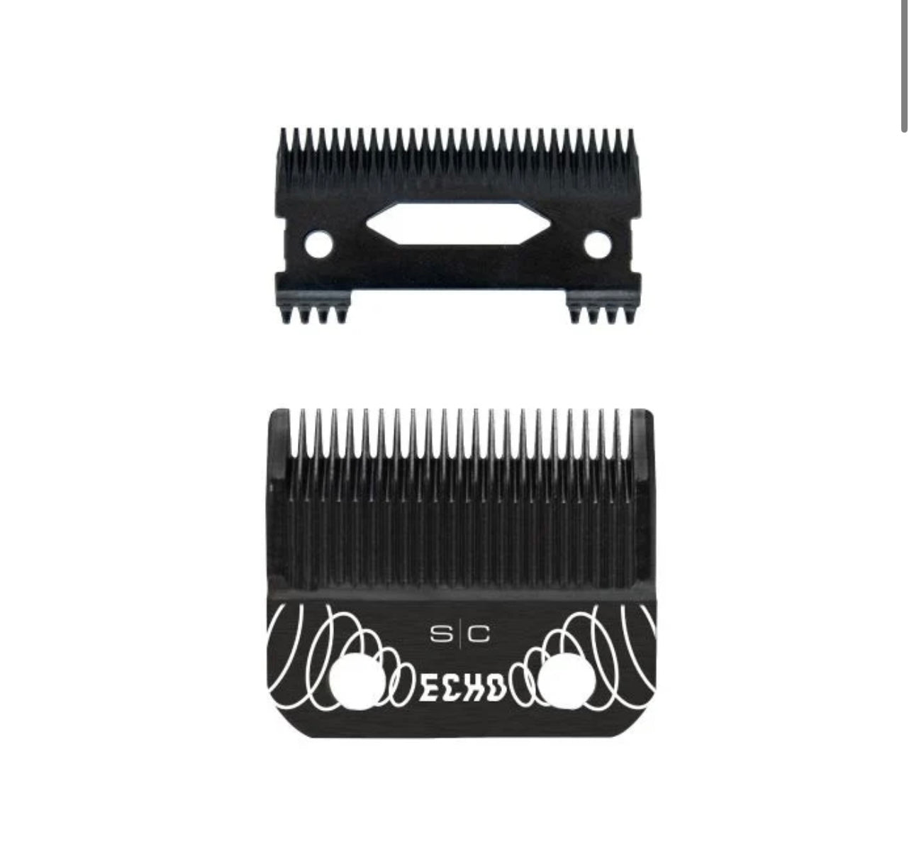Replacement Echo Fixed DLC Hair Clipper Blade + Deep Tooth Cutter Set