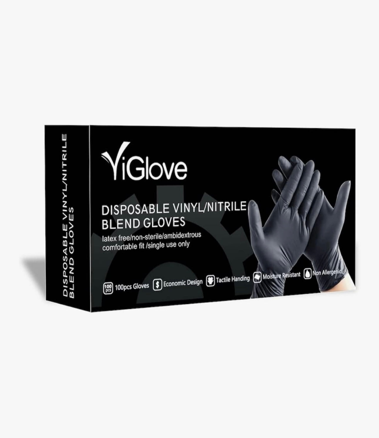 Nitrile gloves ( black )