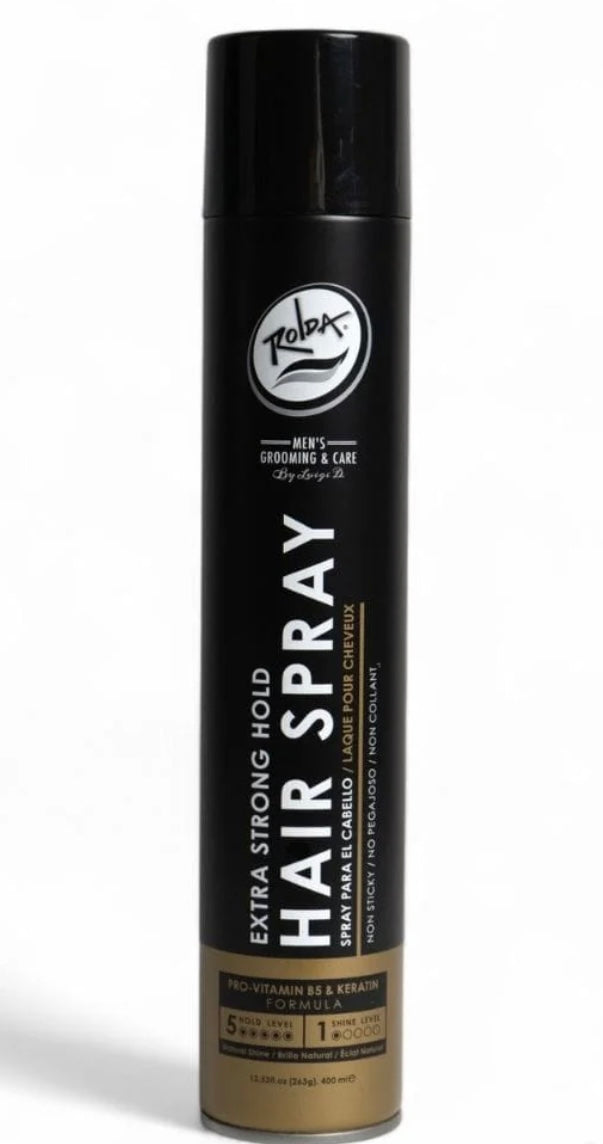 Rolda - Hair Spray Extra Strong Hold | Extra-Strong Hold, Matte Finish, Pro-Vitamin B5, Fight Moisture & Humidity, Catch Flyaway