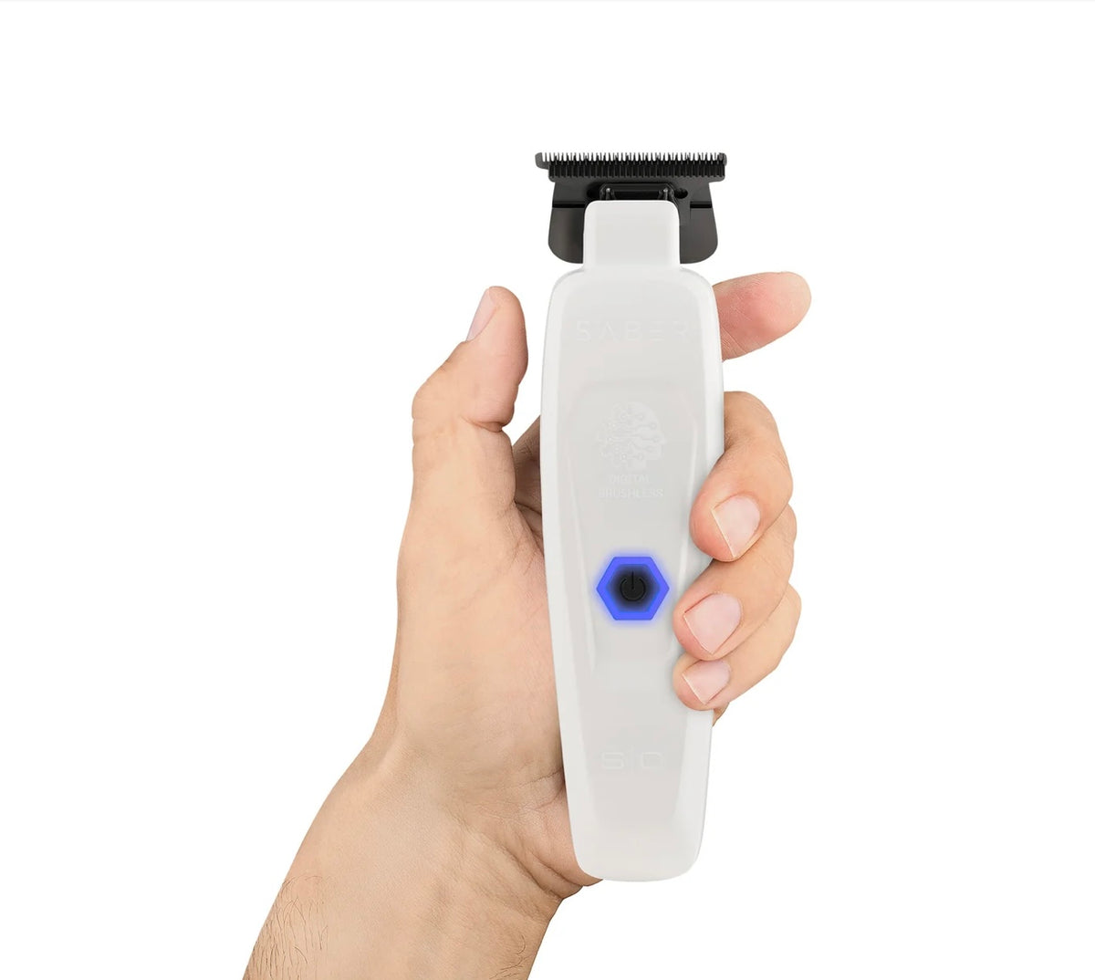 StyleCraft Limited Edition Saber 2 Cordless Digital Brushless Motor Trimmer - White