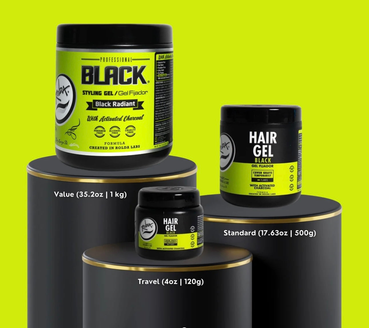 Rolda - Black Hair Styling Gel