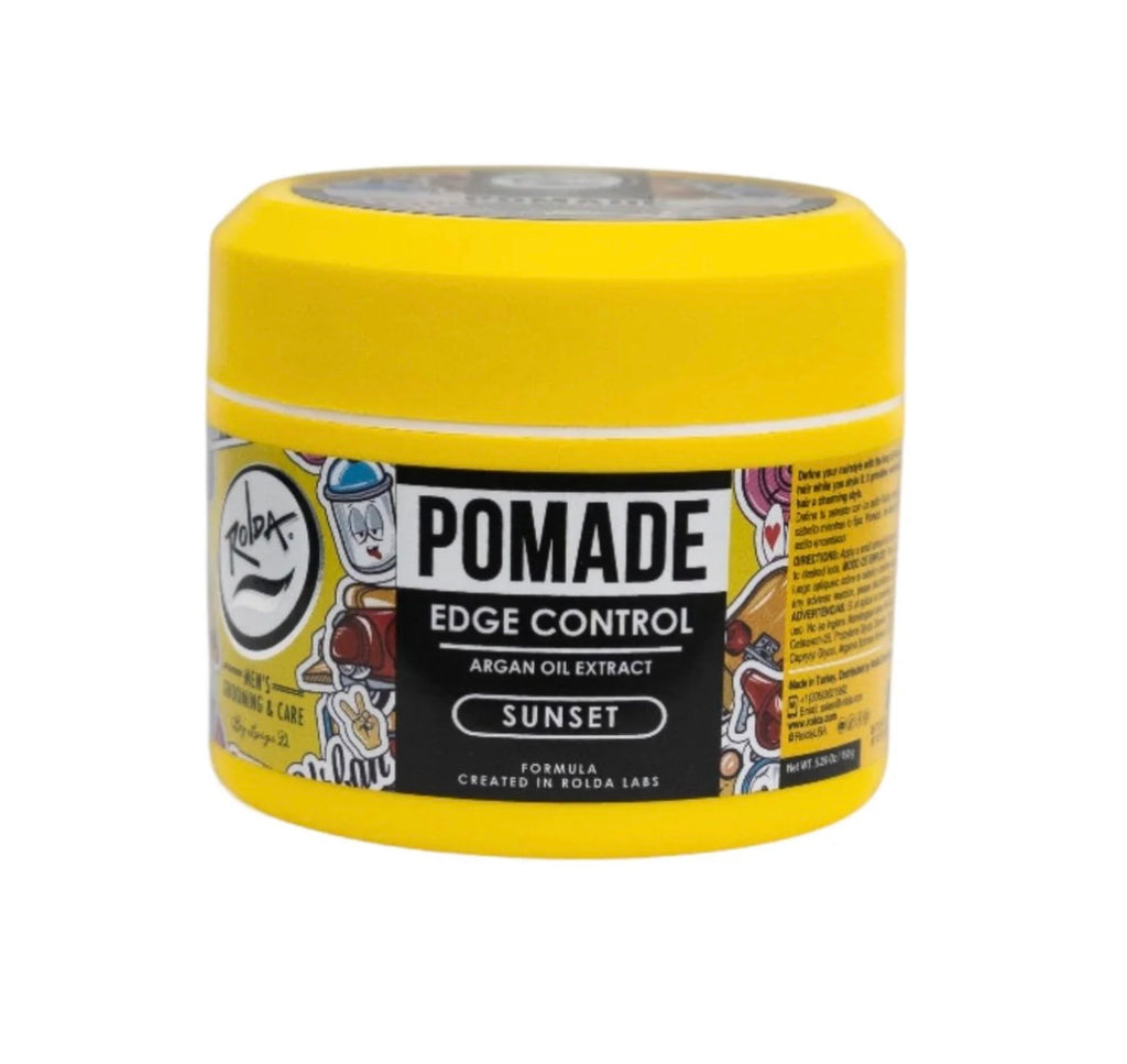 Rolda - Sunset Hair Pomade | Water Based Formula, Medium Hold, Medium Shine, Washes Out Easily, All Day Hold, Flake-free