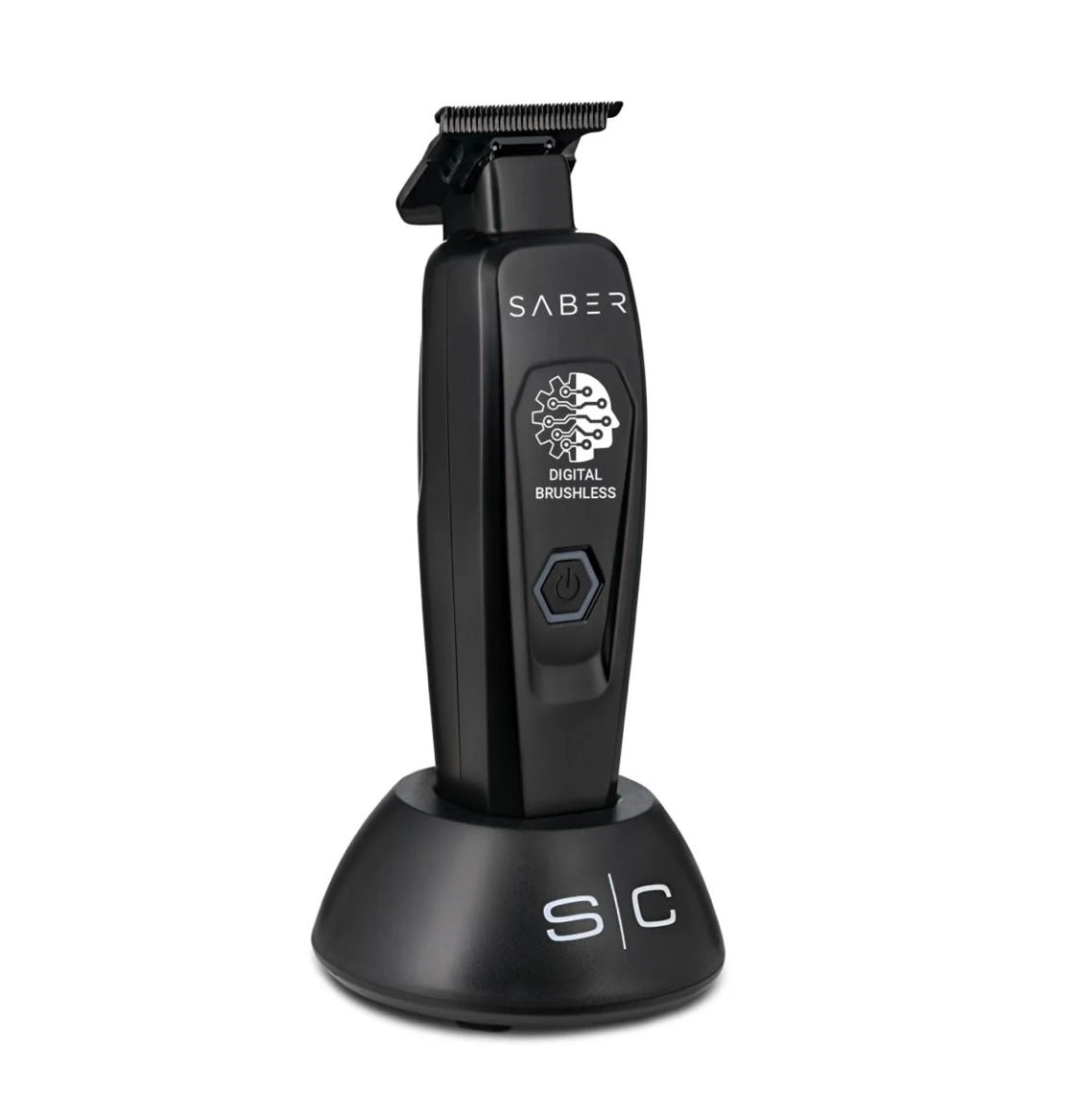 StyleCraft Saber Cordless Digital Brushless Motor Metal Trimmer - Black