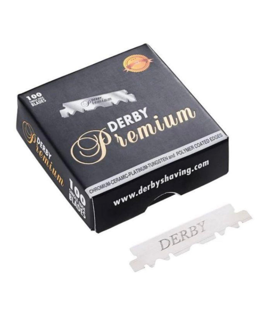 Derby Premium Single Edge Blades 100 Pack
