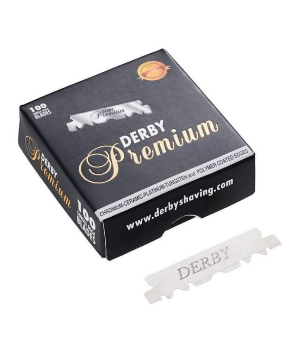 Derby Premium Single Edge Blades 100 Pack