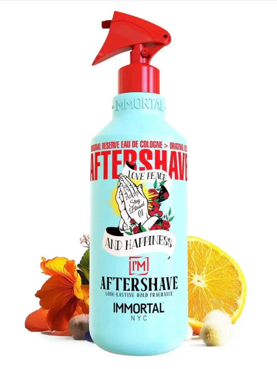 IMMORTAL NYC Stay Blessed 1 Aftershave – Energizing, Soothing Formula (150 ml)