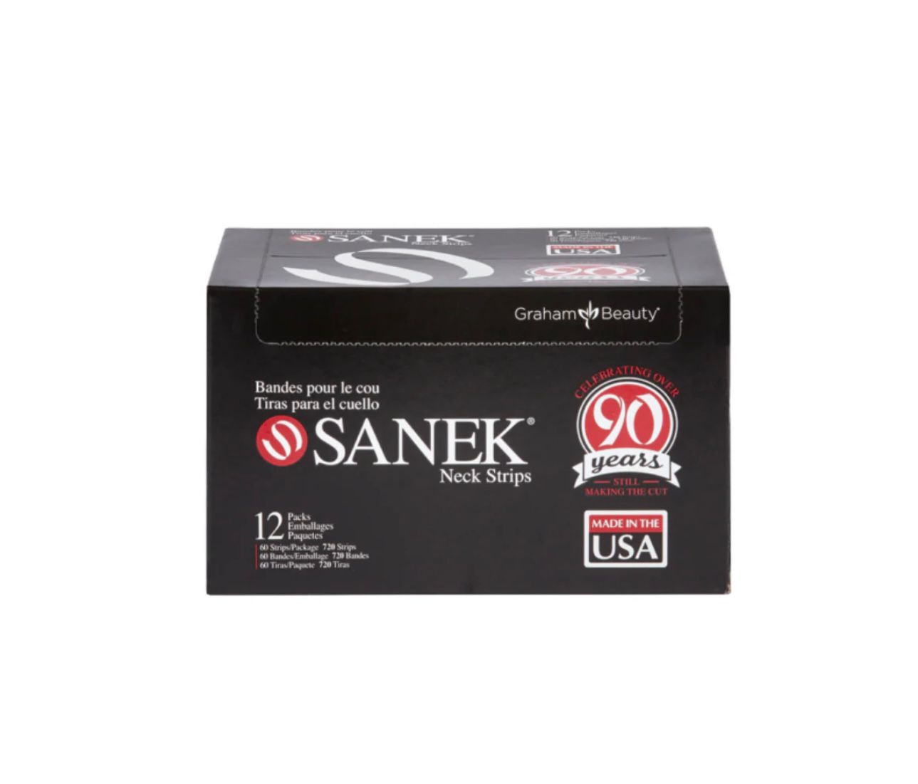 Graham Beauty Sanek Neck Strips Self-Dispensing Box (720 strips)