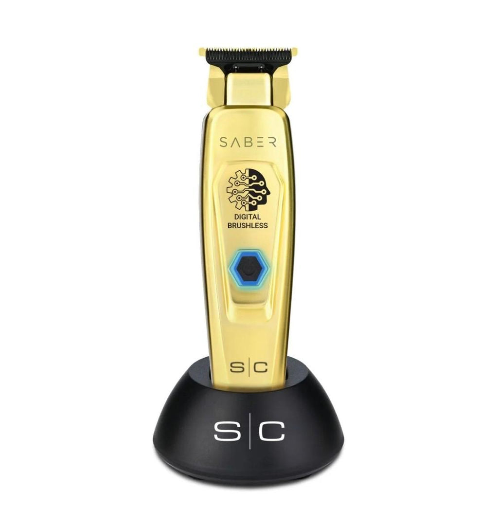 StyleCraft Saber Cordless Digital Brushless Motor Metal Trimmer (SC405G)